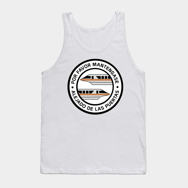 MonorailPorFavorOrange Tank Top by WdwRetro